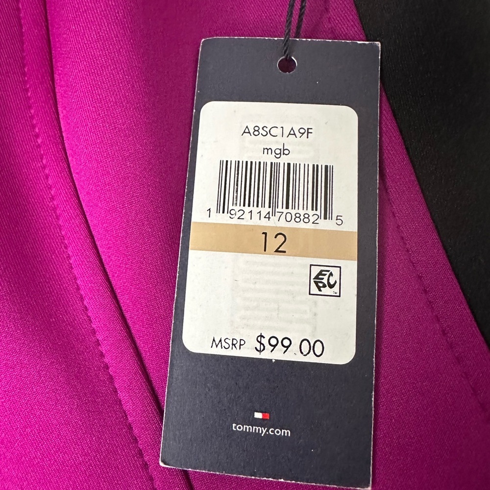 New with Tags Tommy Hilfiger Dress scuba dress size 12 - Picture 8 of 8